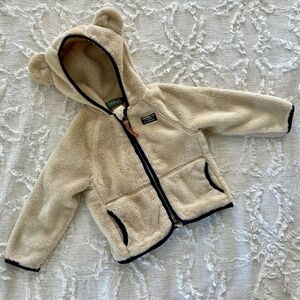 LL Bean Infant Fleece Jacket 6-12M
